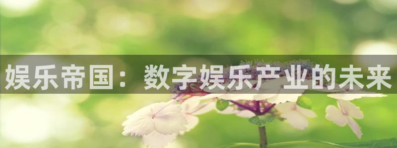 500彩票网平台在线开户：娱乐帝国：数字娱乐产业的未来